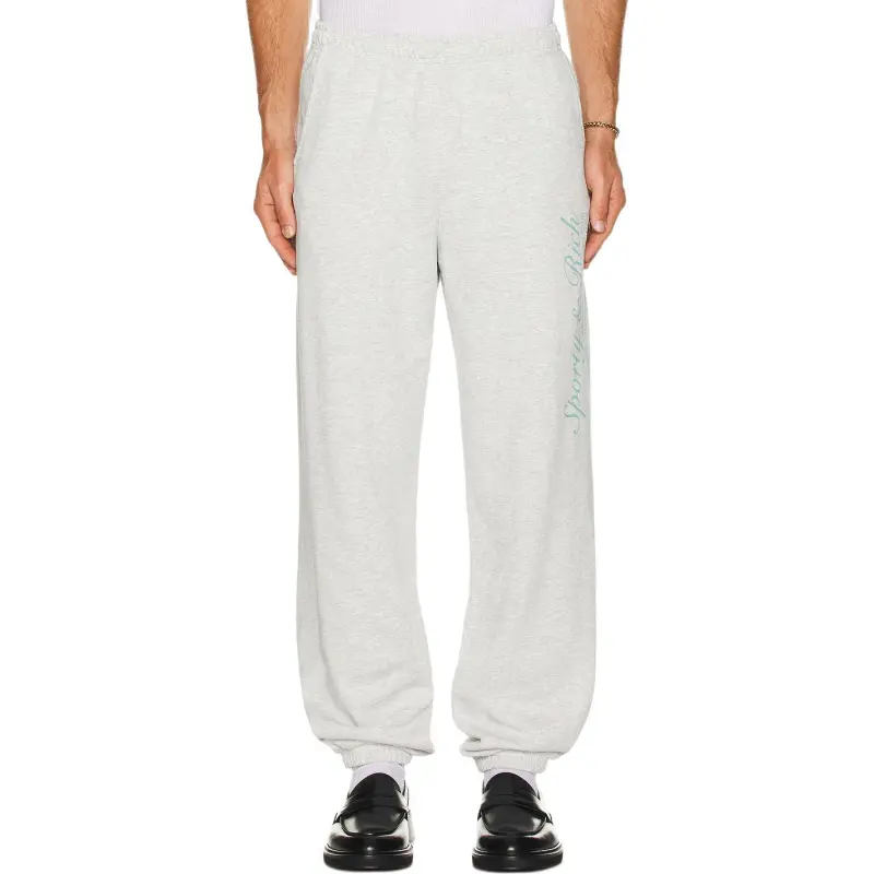 SPORTY & RICH Logo print Track Pants-3