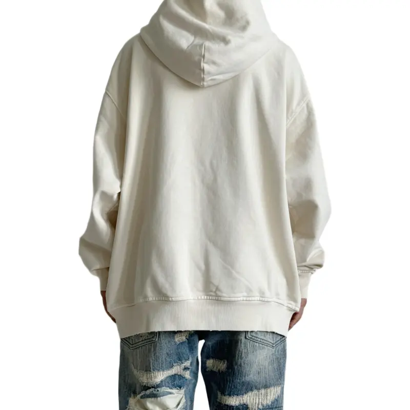 False Perception Sweatshirt Unisex Distressed White-5