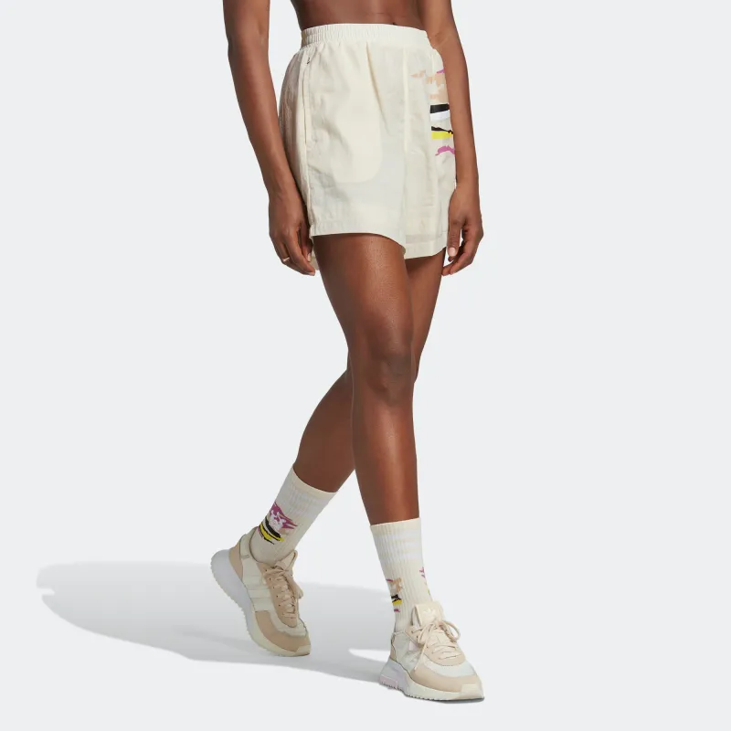 Adidas Originals THEBE MAGUGU Casual Shorts Women's Ecru-3