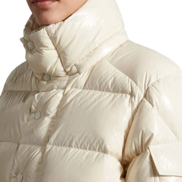 Moncler Maya 70th Anniversary Special Edition Short Down Jacket Snowflake White-5