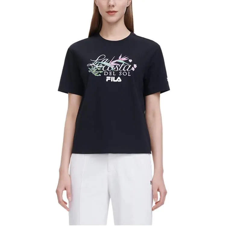 FILA Heritage Collection T Shirt Women's Black-2