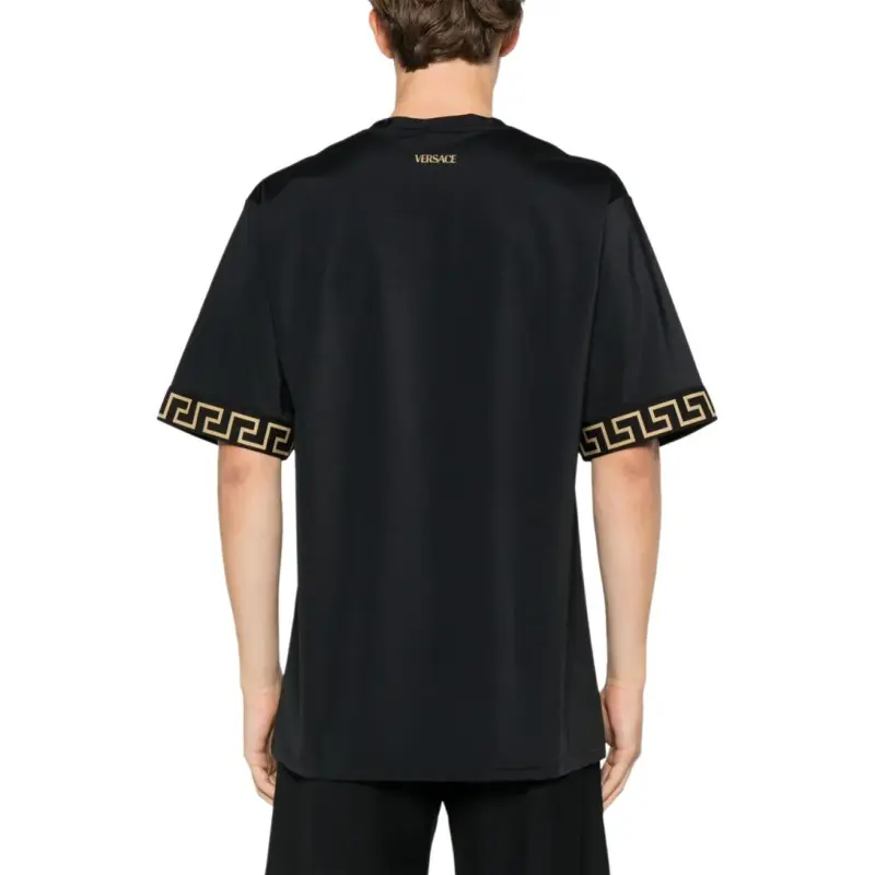 VERSACE Greca Trim Crewneck T Shirt-4