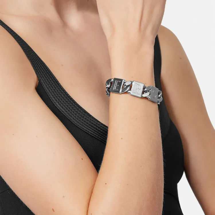 VERSACE Bracelets Women's Silver-1