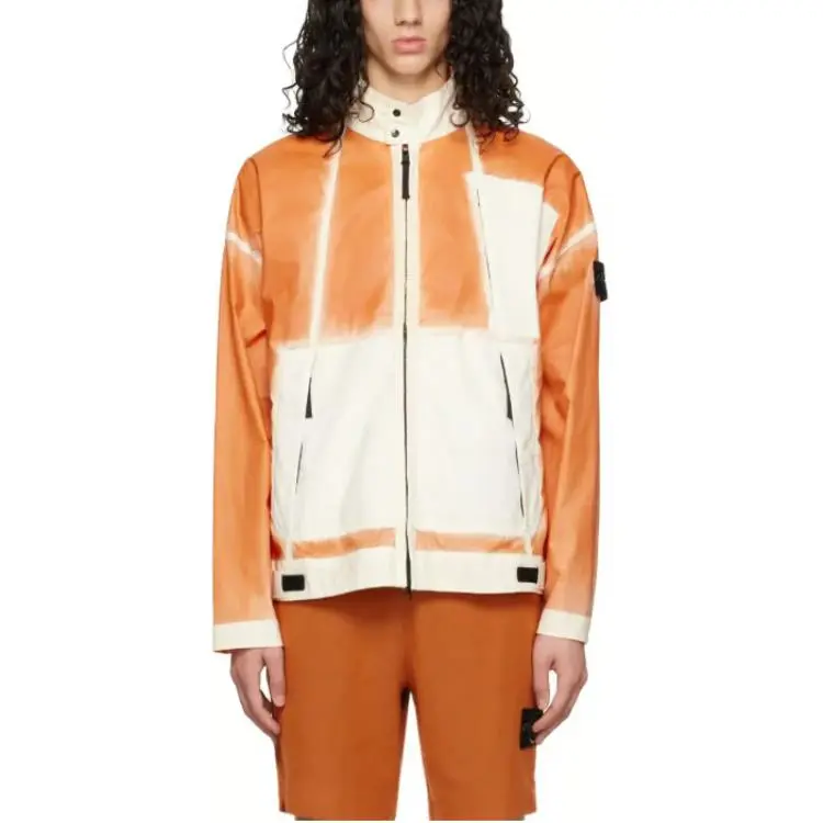 STONE ISLAND STONE ISLAND Hand Sprayed SS23 Jackets Coats Men's Burnt Tea Brown-4