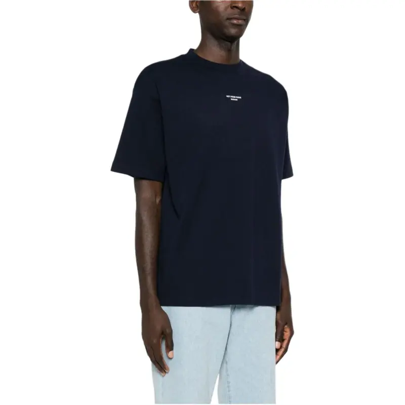 DROLE DE MONSIEUR Slogan Printed Crewneck T Shirt-3