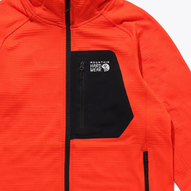 MOUNTAIN HARDWEAR Polartec Power Grid Jacket Men's State Orange-3