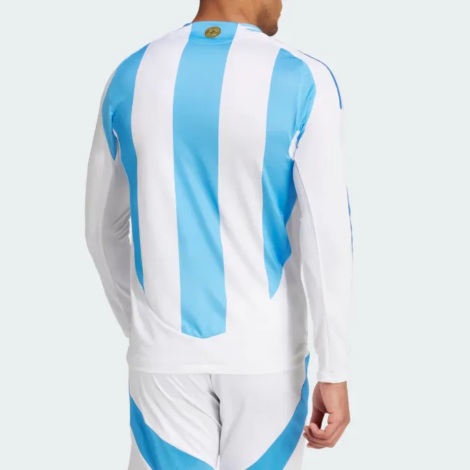 Adidas Argentina 24 Long Sleeve Home Authentic Jersey-3