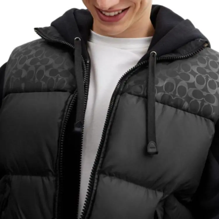 COACH Vests Men Black-4
