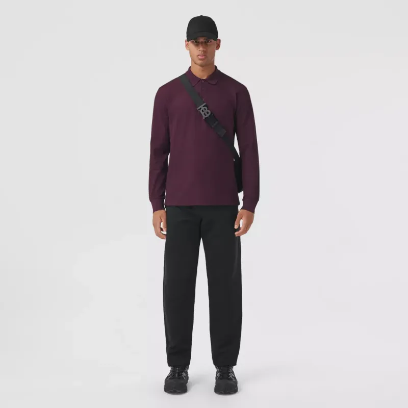 Burberry Polo Shirt Men's Purple-6