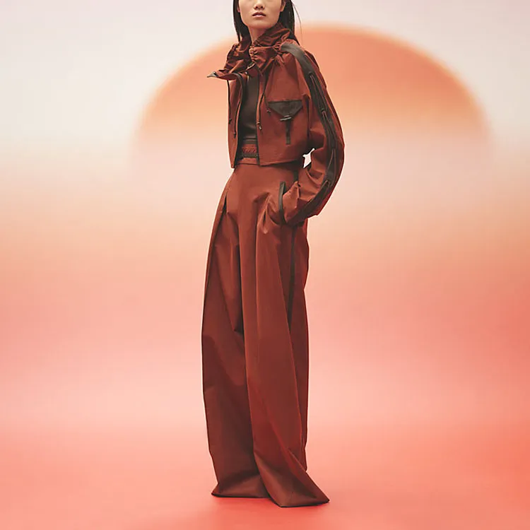 HERMES Cropped Coats Women's Bruntal-2