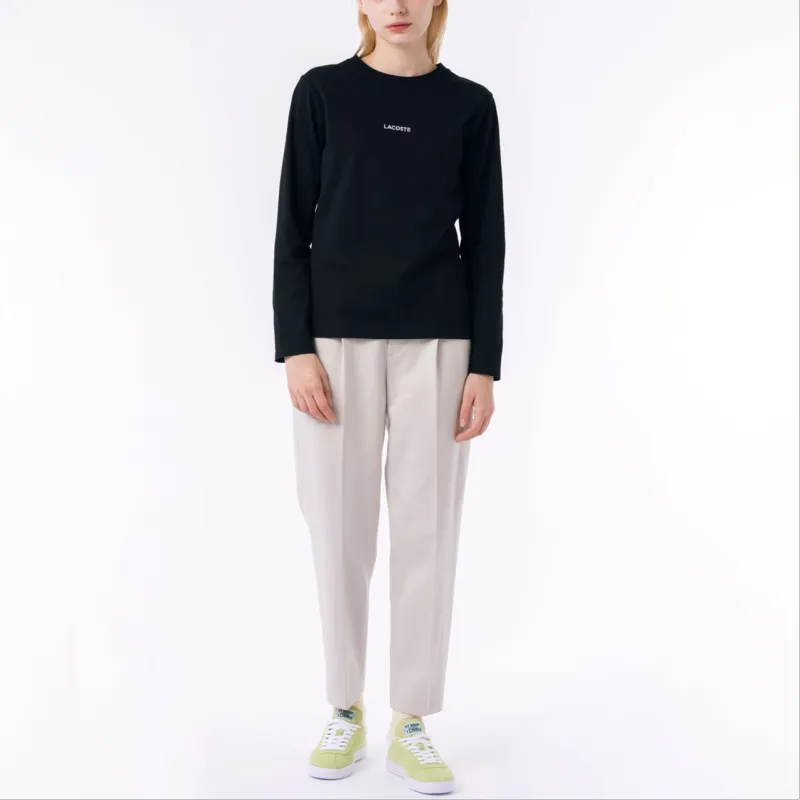 LACOSTE Regular T Shirt Women's Black-2