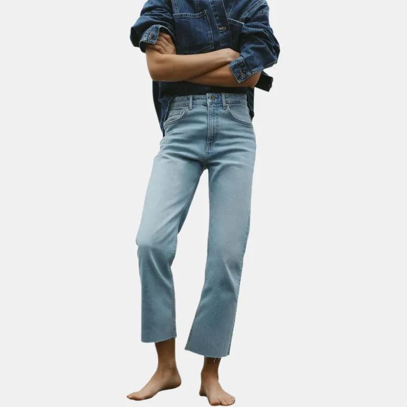 ZARA Trf Jeans Women's Sky Blue-2