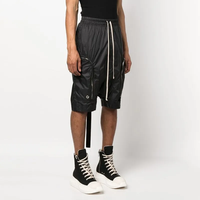 Rick Owens DRKSHDW Casual Shorts Men's Black-3