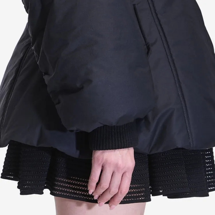 Alaia Zip Up Belted Bomber Jacket-3