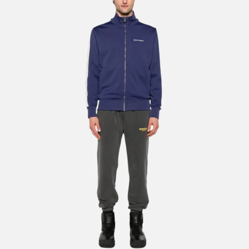 PALM ANGELS Logo Printed Zipped Track Jacket-2
