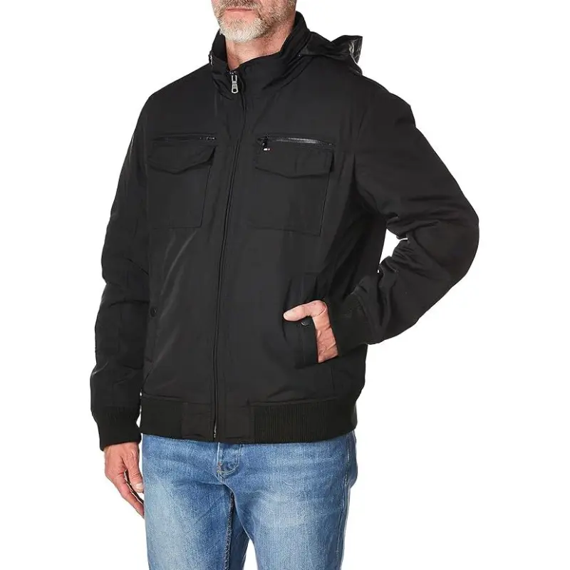 Tommy Hilfiger Jackets Men Black-5
