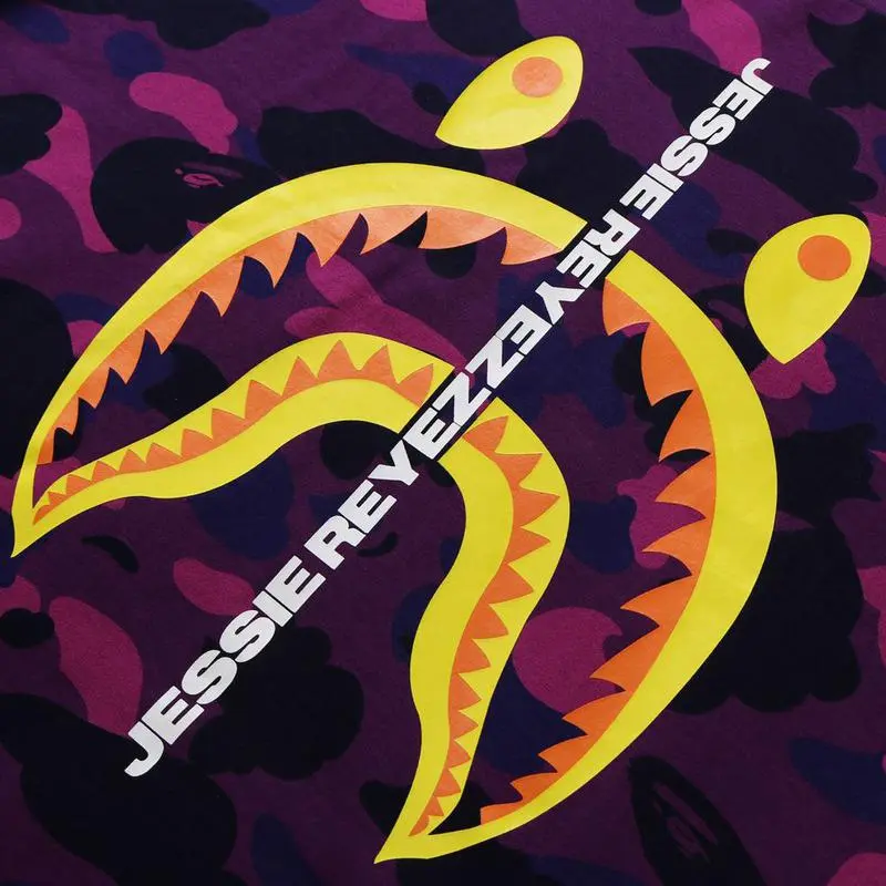 A BATHING APE X Jessie Reyez Shark Relaxed Tee-1