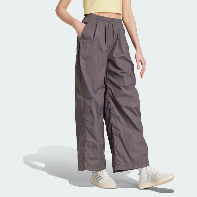 Adidas CITY ESCAPE Summer Parachute Joggers Athletic Trousers Women's Gray Terrain-3