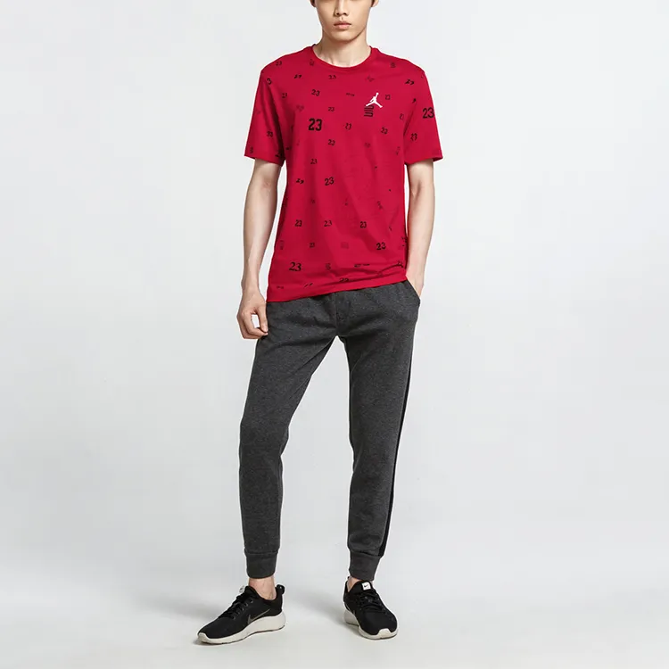 Jordan T Shirts Men Red-1