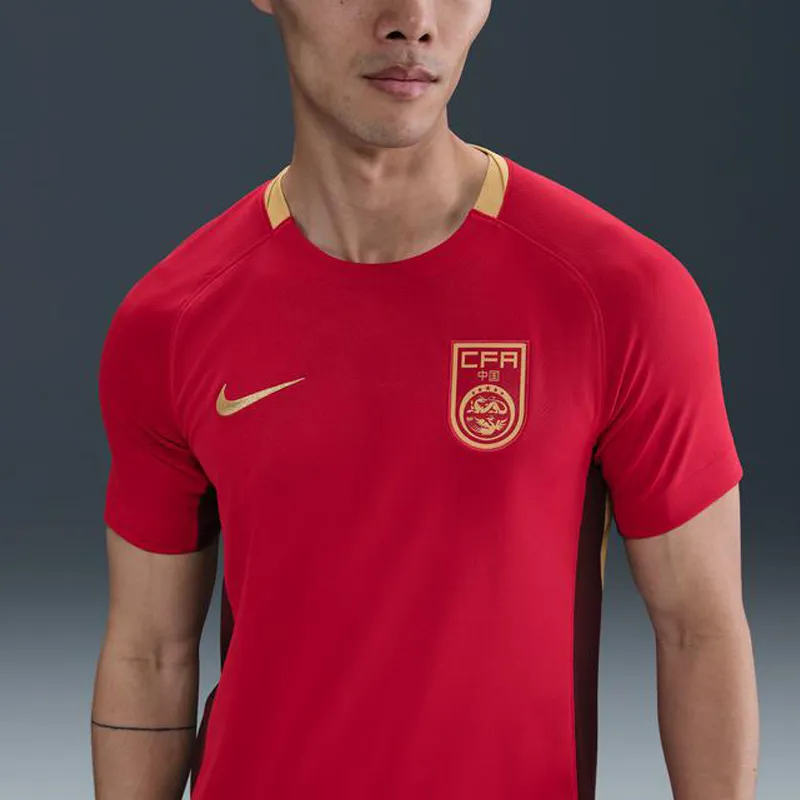 Nike Dri Fit SS25 Soccer Jersey Unisex Red-2