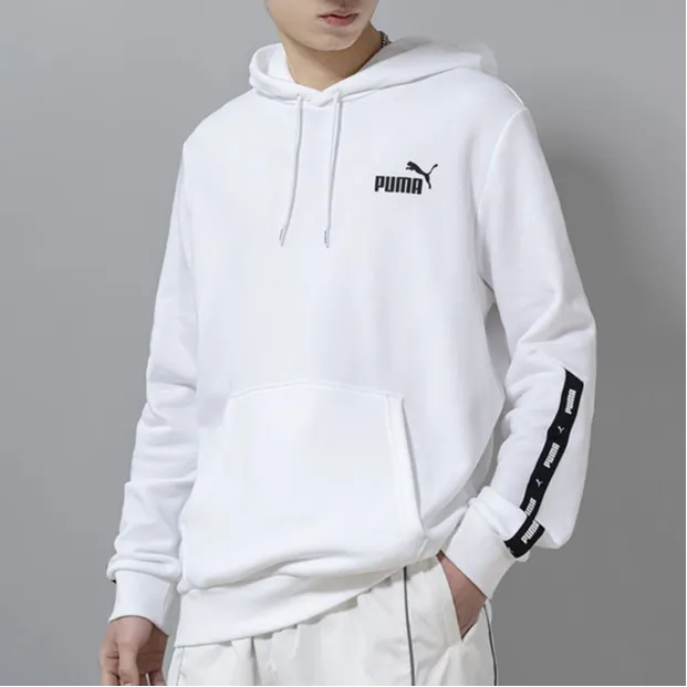 PUMA Sweatshirts Men White-3