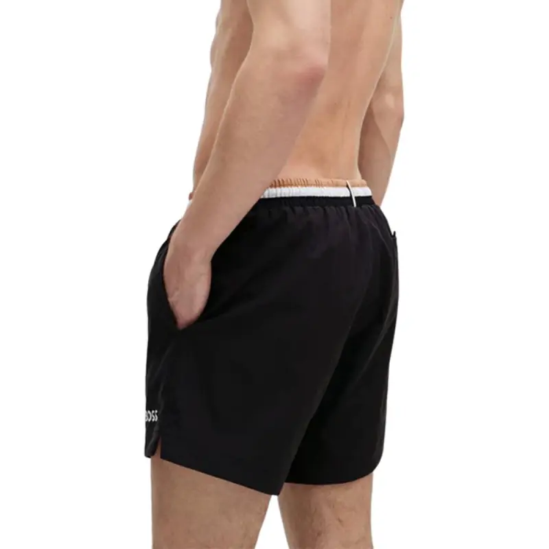 HUGO BOSS Logo print Swim Shorts-2