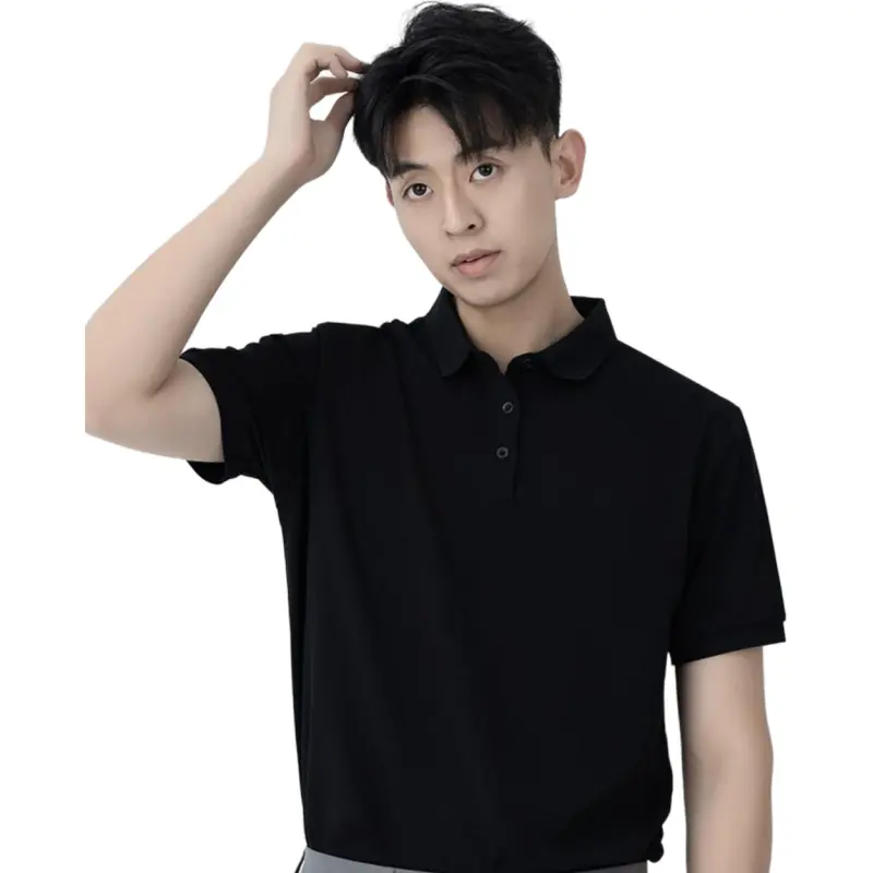 Red bean Polo Shirts Men-7