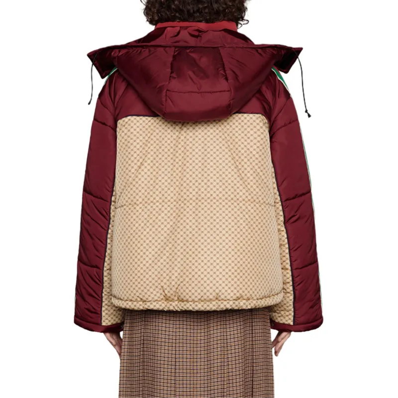 GUCCI Interlocking G print Puffer Jacket-2
