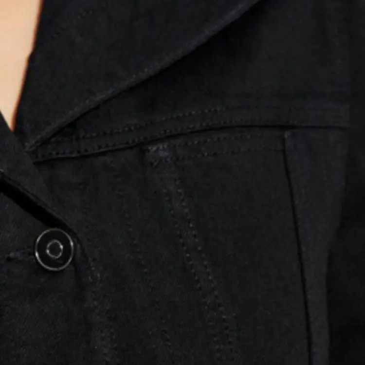 Alaia Cropped Hooded Denim Jacket-4