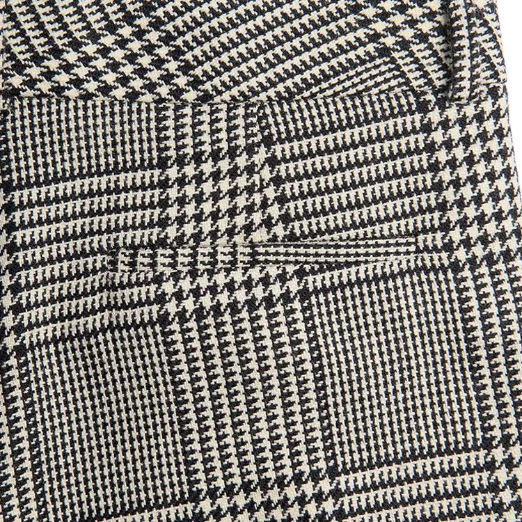Valentino Garavani Check Detailed Flared Leg Trousers-4