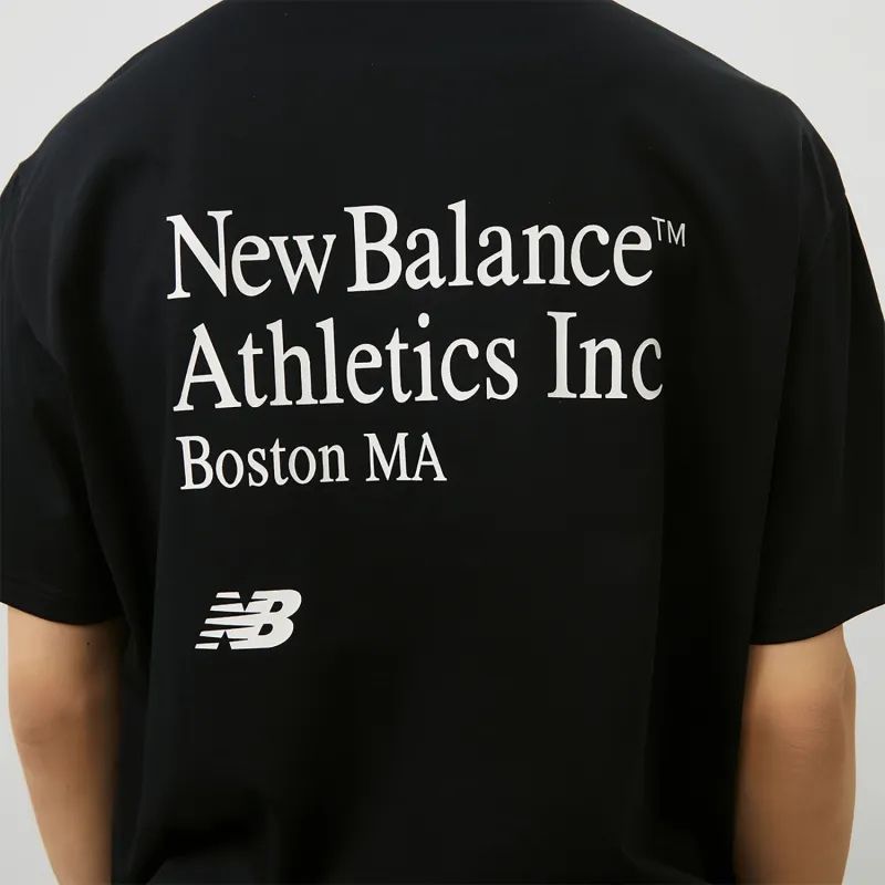 New Balance T Shirt Unisex Black-6