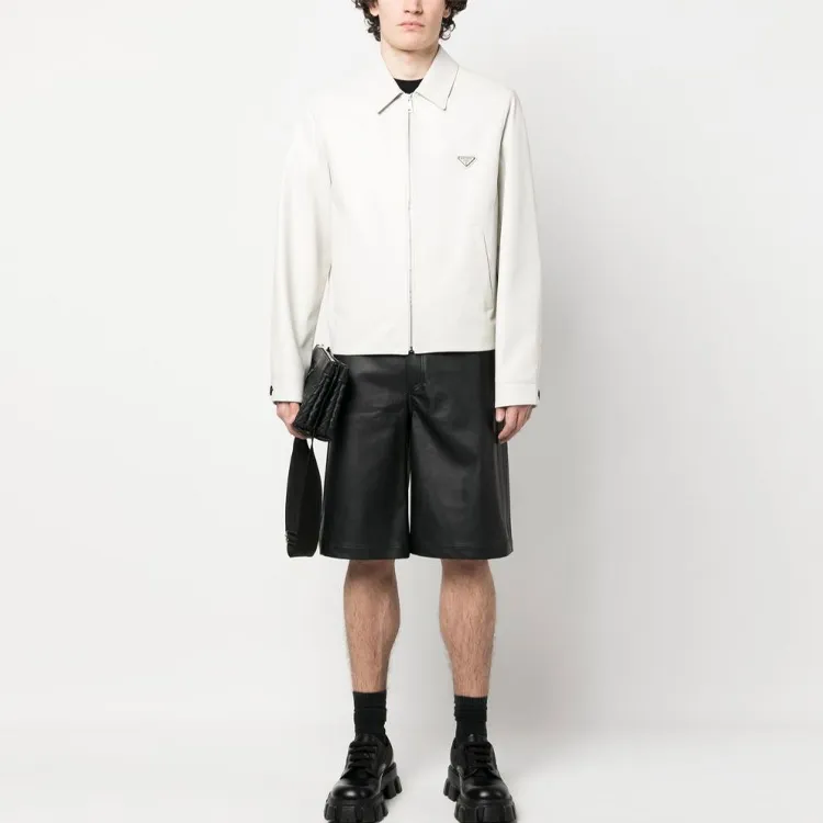 PRADA Jackets Coats Men's White-1