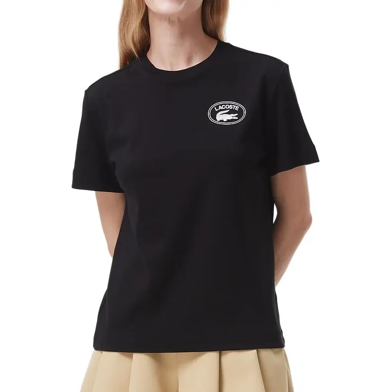 LACOSTE T Shirts Women's Black-1