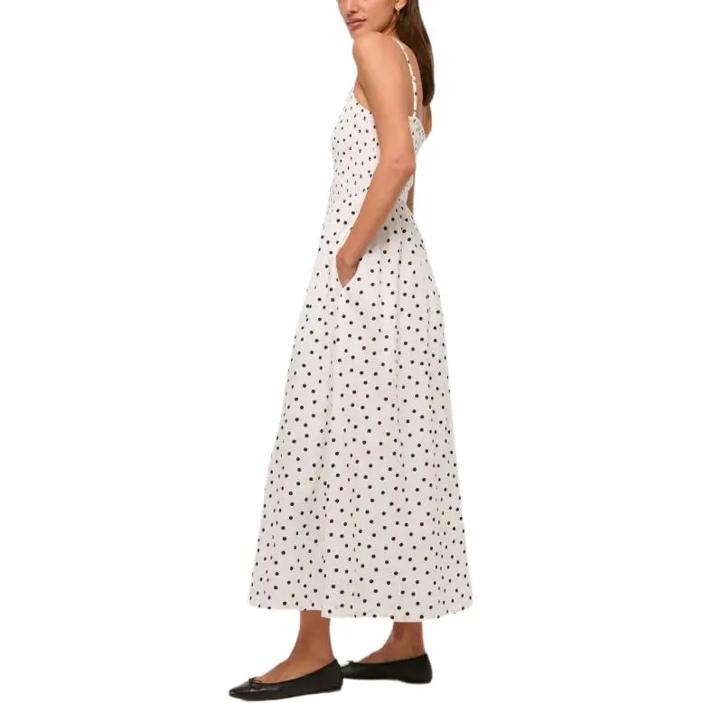 Abercrombie＆Fitch Slip Dress Women's Cream-3