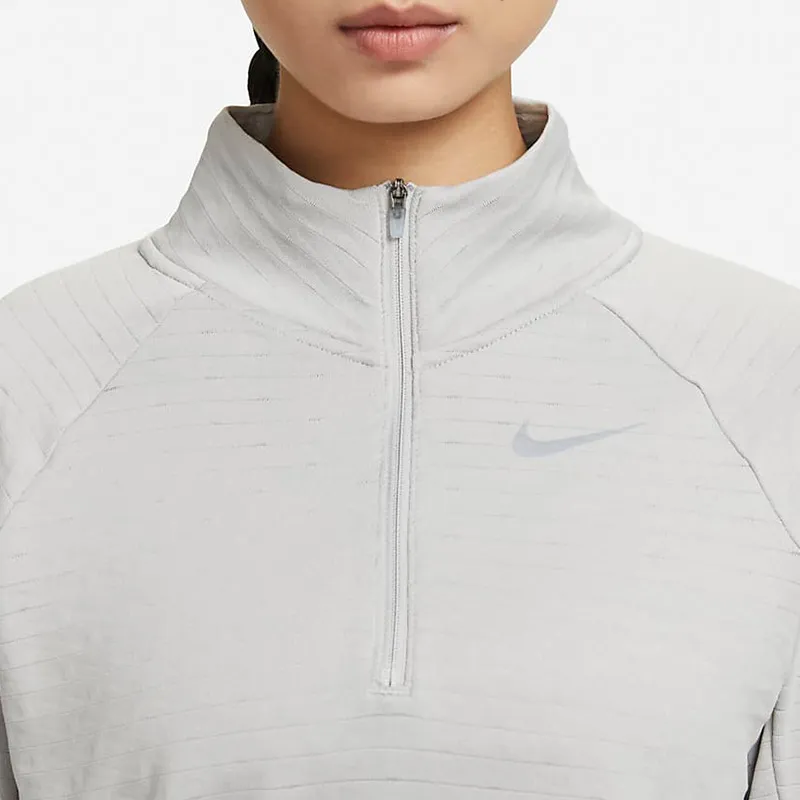 Nike Therma-FIT Stand Collar Long-Sleeve T-Shirt 'Light Gray'-6