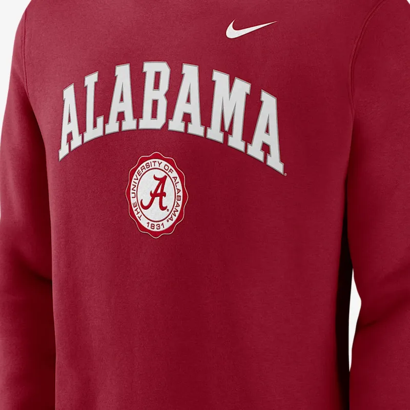 Nike Alabama Crimson Tide Arched Seal Men's Nike College Pullover Crew-2