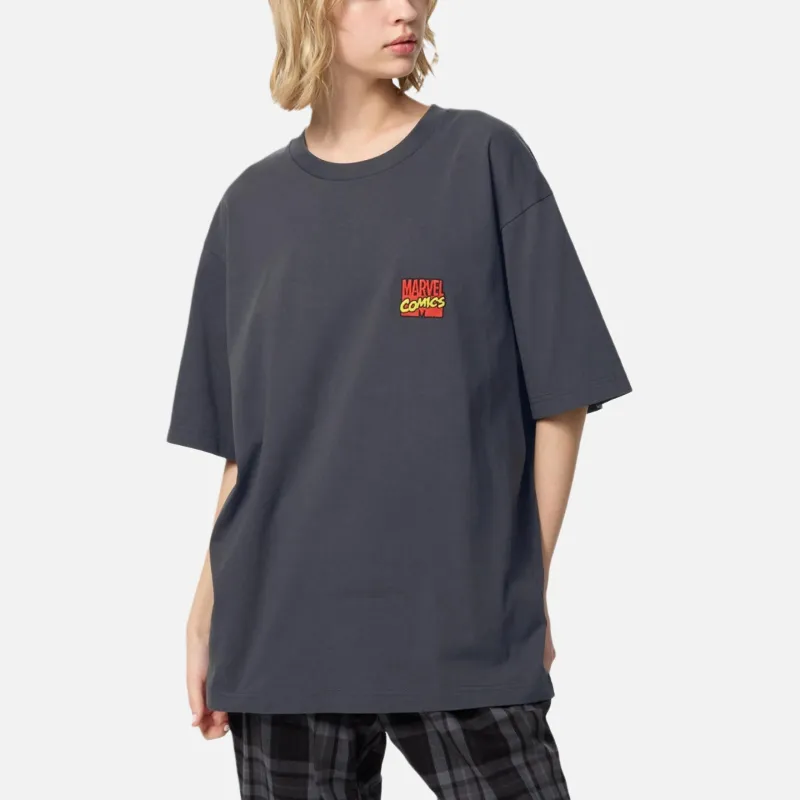 UNIQLO x MANWEI,LIANMINGKUAN SS25 T Shirt Unisex Dark Gray-3