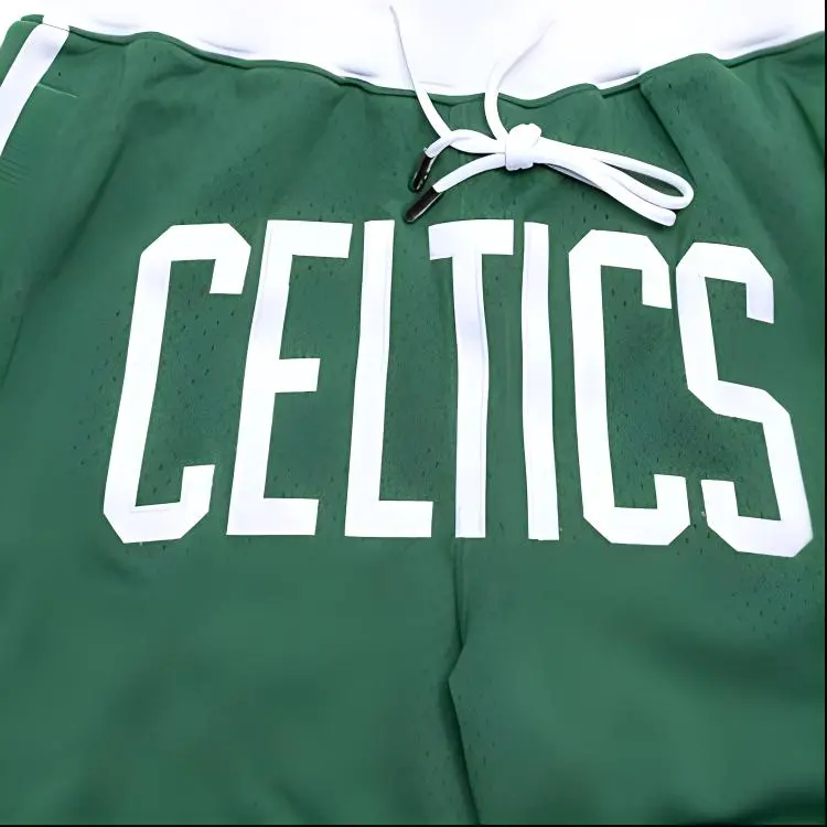 Mitchell & Ness x NBA Celtics Team Casual Shorts Unisex Green-4