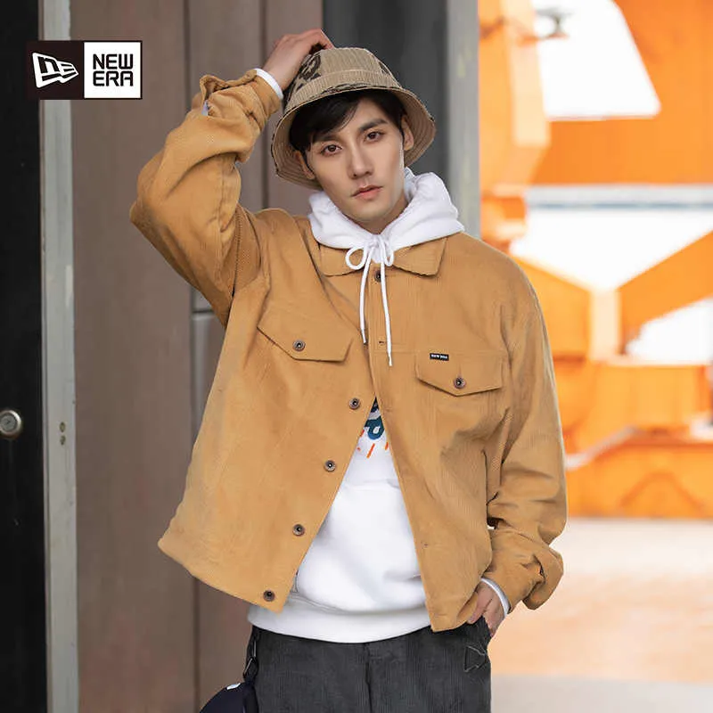 New Era FW21 Jacket Unisex Yellow-2