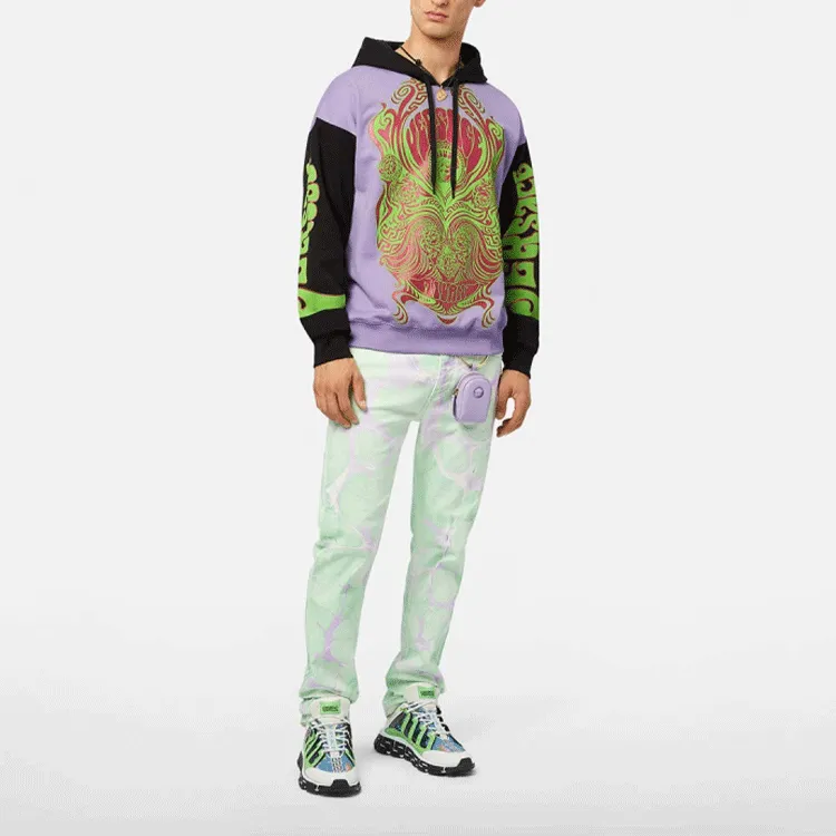 VERSACE VERSACE SS22 Sweatshirt Men's Light Purple-1