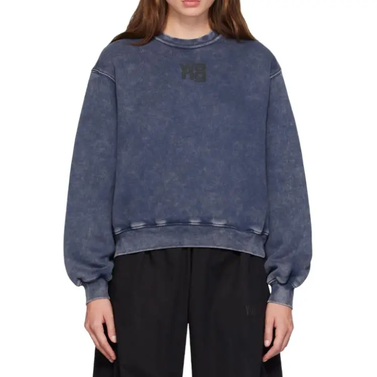 Alexander Wang Logo Embossed Crewneck Sweatshirt-2