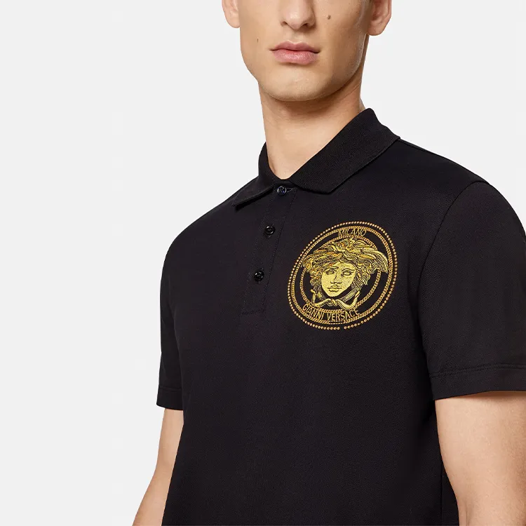 VERSACE VERSACE Polo Shirt Men's Black-4