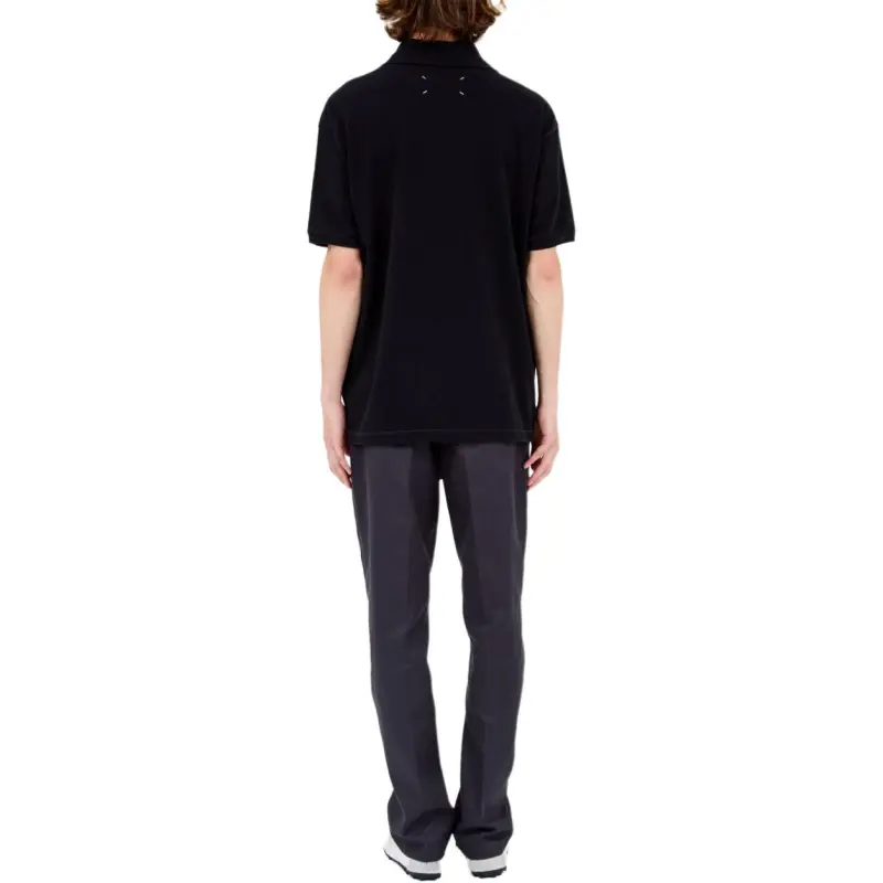 Maison Margiela Straight Hem Polo Shirt-5