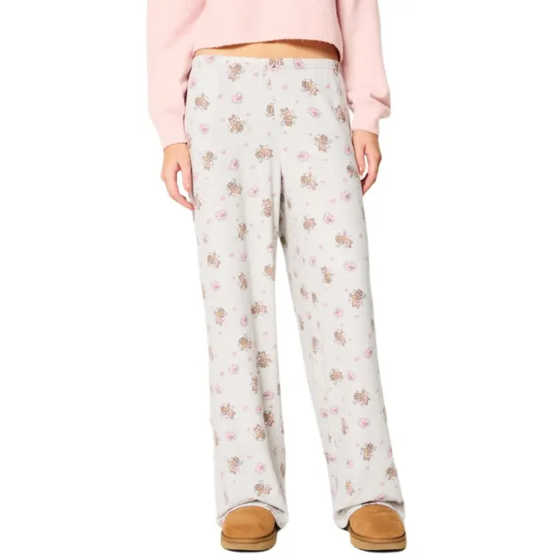 Hollister Pajama Pants Women's Gray-2