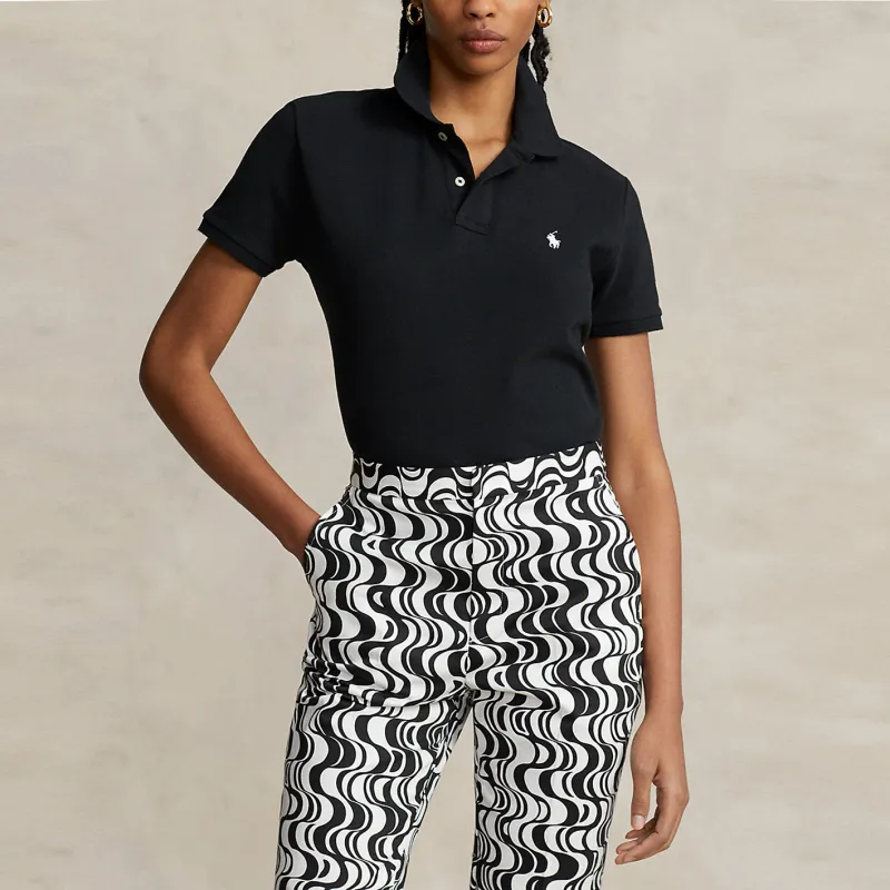 Polo Ralph Lauren SS22 Polo Shirt Women's Black-3
