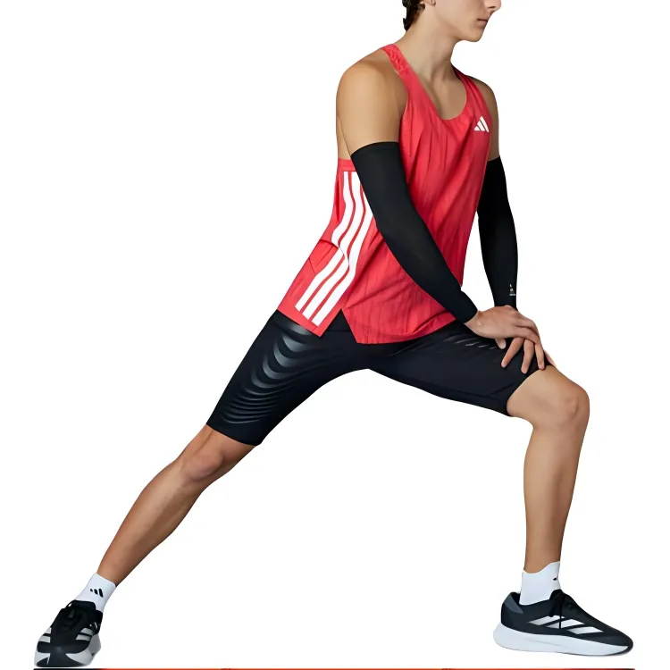 Adidas Free Shipping With AdiClub Adizero Running Singlet-3