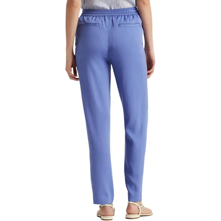 LAUREN RALPH LAUREN SS22 Knitted Sweatpants Women's Blue-2