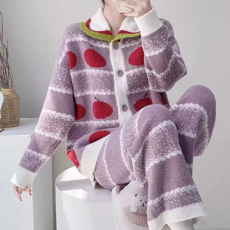 WANANNI Pajama Set Women's Purple-1