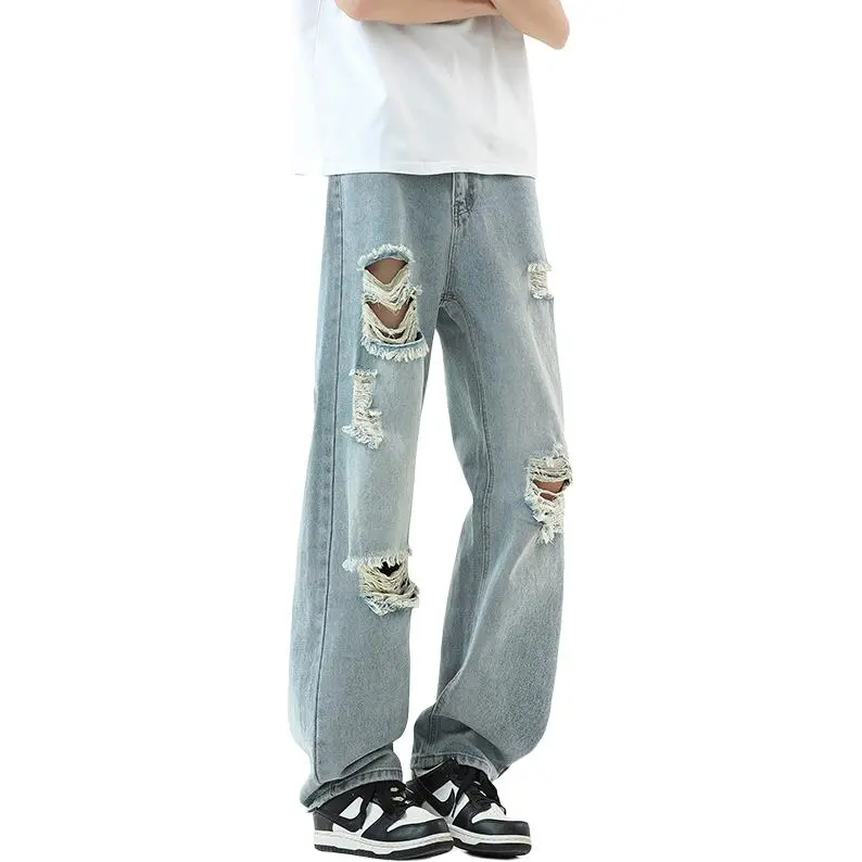 MGXEK Jeans Unisex Blue-3