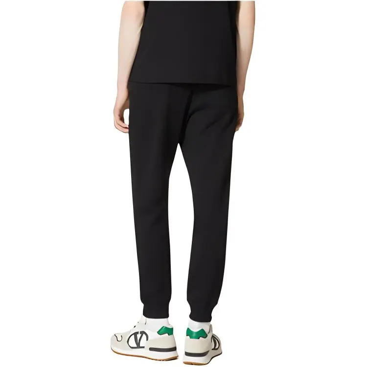 Valentino Knitted Sweatpants Men's Black-3